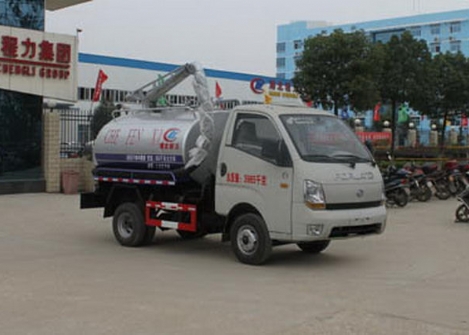 时代轻卡吸粪车图片